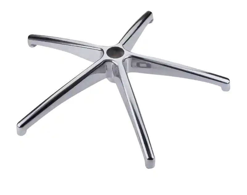 Aluminum chair base