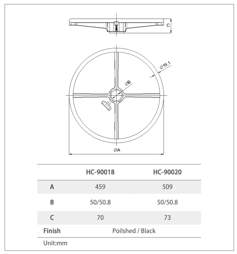 HC-90018/20 Footring