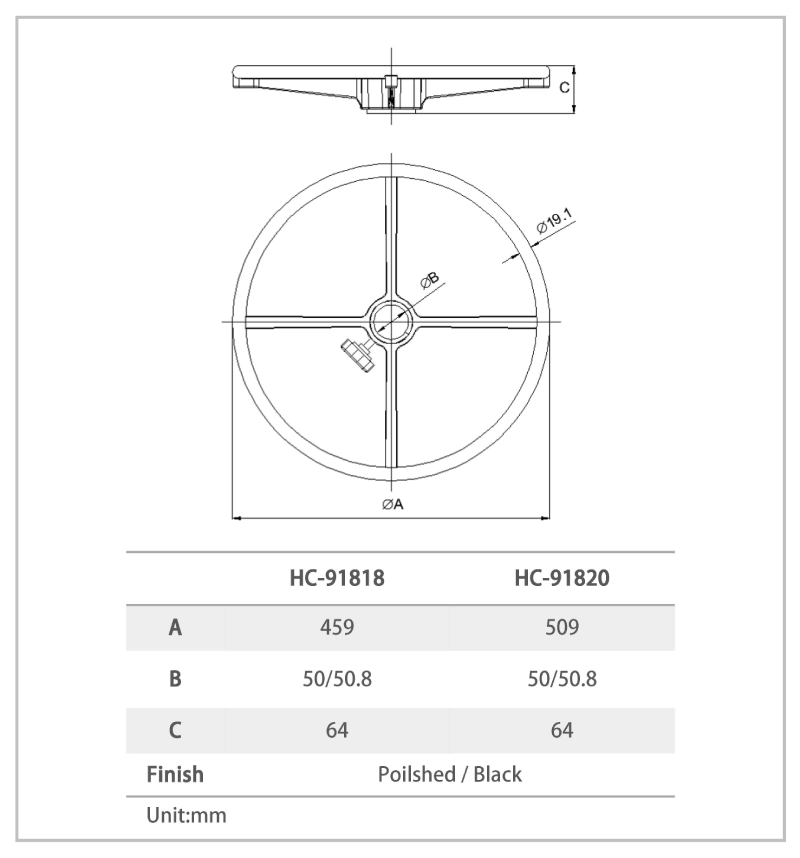 HC-91818/20 Footring