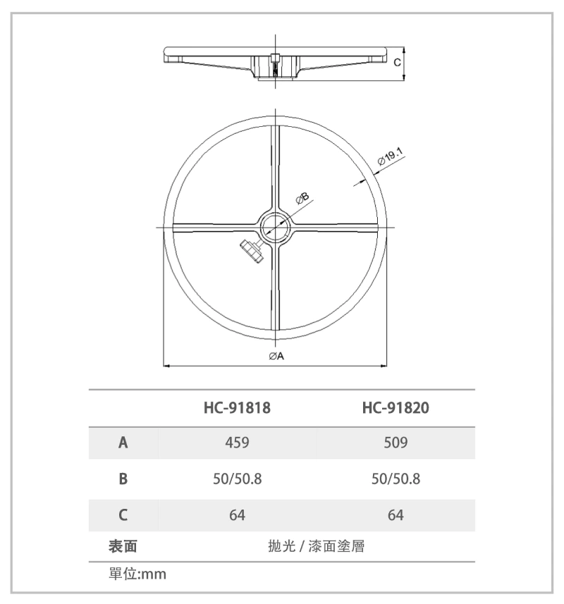 HC-91818/20 腳踏圈